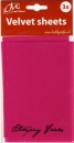 3 Velvet Sheets ( pink )